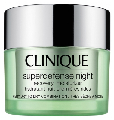 Clinique Superdefense Night Recovery Moisturizer Very Dry to Combination Skin 50ml