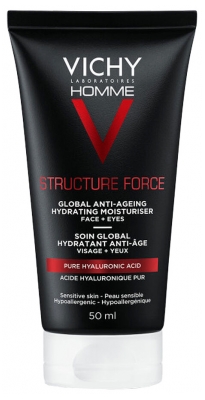 Vichy Homme Structure Force Soin Global Hydratant Anti-Âge 50 ml