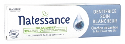 Natessance Zahnpasta Soin Blancheur Charbon de Bambou Bio 75 ml
