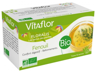 Vitaflor Fenouil Bio 18 Sachets