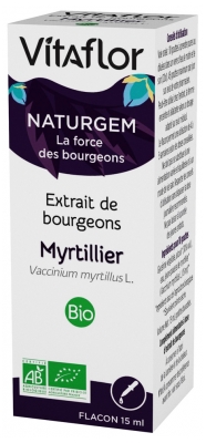 Vitaflor Naturgem Extrait de Bourgeons Myrtillier Bio 15 ml