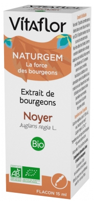 Vitaflor Naturgem Ekologiškas Graikinių riešutų pumpurų ekstraktas 15 ml