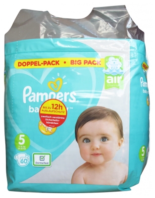 Pampers Baby-Dry 60 Diapers Size 5 (11-16kg)