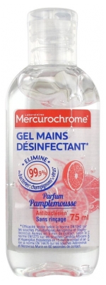 Mercurochrome Gel Mains Désinfectant Parfumé 75 ml