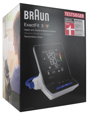 Braun ExactFit 3 Arm Blood Pressure Monitor BUA6150