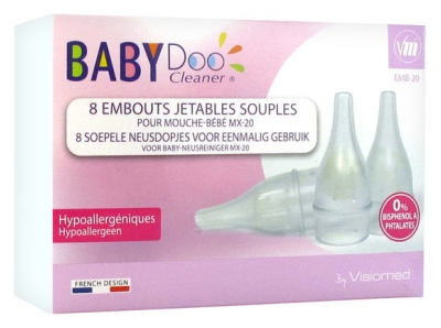 Visiomed Babydoo 8 Disposable Nozzles for Baby Nose Blower MX-20