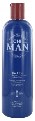 CHI Man The One Shampoing Après-Shampoing Gel Douche 3en1 355 ml