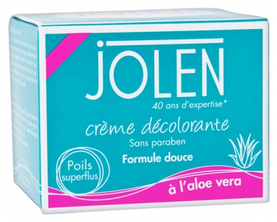 Jolen Aloe Vera Delikatny Krem Wybielający 125 ml + Aktywator 30 g