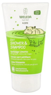 Weleda Kids 2in1 Doccia & Shampoo Frizzante Lime 150 ml