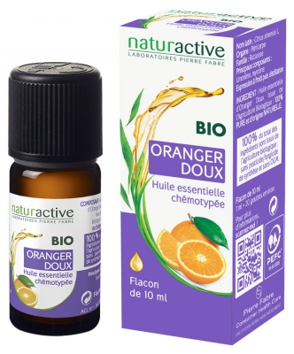 Naturactive Olejek Eteryczny ze Słodkiej Pomarańczy (Citrus Sinensis L.) Organiczny 10 ml