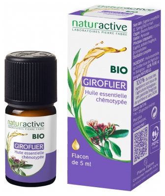 Naturactive Olio Essenziale di Chiodi di Garofano (Eugenia Caryophyllus) Organic 5 ml