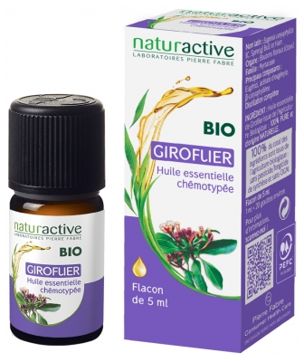 Naturactive Olejek Eteryczny z Drzewa Goździkowego (Eugenia Caryophyllus) Organiczny 5 ml