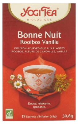 Yogi Tea Laba Naktis Rooibos Vanilė Ekologiškas 17 Maišelių