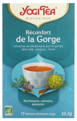 Yogi Tea Confort da Garganta Biológico 17 Saquetas
