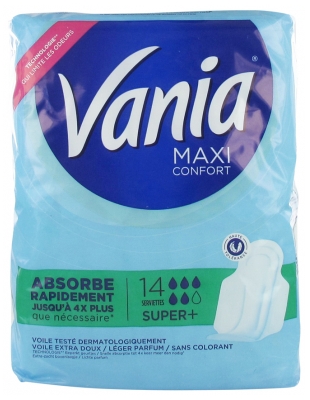 Vania Maxi Confort Super+ 14 Serviettes