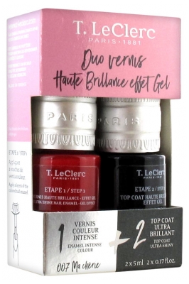 Vernis à Ongles T. Leclerc - Stellaire - Vernis Fortifiant 8 Ml - Brillant - Sans Parabène
