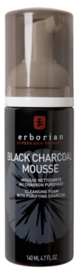 Erborian Black Charcoal Cleansing Foam with Purifying Charcoal 140ml