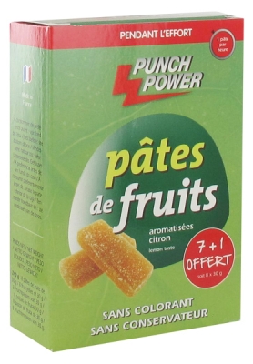 Punch Power Pâtes de Fruits Citron 7 Unités + 1 Offerte