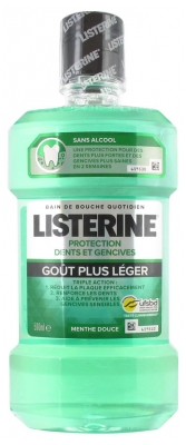 Listerine Teeth and Gums Defense Mouthwash Gentle Mint 500ml