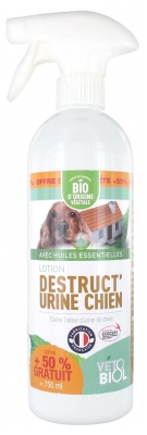 Vétobiol Lotion Destruct' Urine Dog Bio 750ml