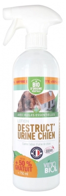 Vétobiol Lotion Destruct' Urine Chien Bio 750 ml