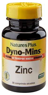 Natures Plus Dyno-Mins Zinc 30 Comprimés sécables