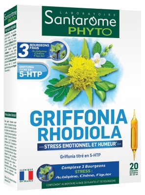 Santarome Griffonia Rhodiola 20 Phials