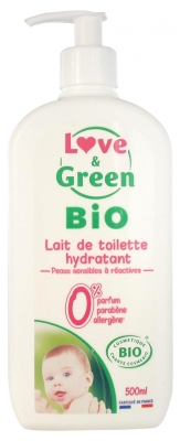 Love & Green Lait de Toilette Hydratant Bio 500 ml