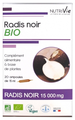 Nutrivie Radis Noir Bio 20 Ampoules
