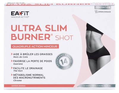 Eafit Ultra Slim Burner Shot Quadruple Action Minceur 14 Shots