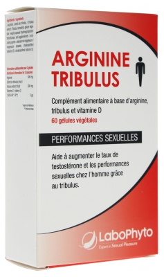 Labophyto Arginine Tribulus 60 Gélules Végétales