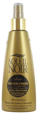 Soleil Noir Vitamin Tør Olie Ultra Brunende Uden Filter Spray 150 ml