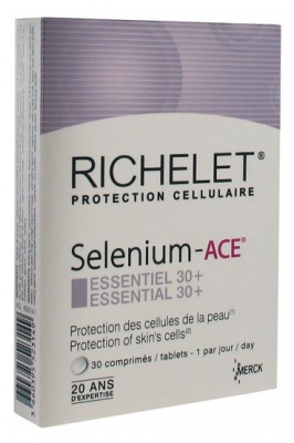 Richelet Protection Cellulaire Selenium-Ace Essentiel 30+ 30 Comprimés