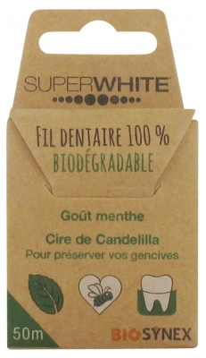 Superwhite Biodegradable Dental Floss 50m