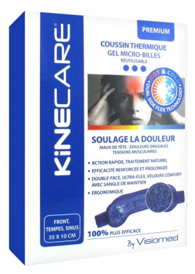 Visiomed Kinecare Coussin Thermique Front Tempes Sinus 35 x 10 cm