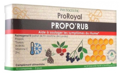 Phytoceutic ProRoyal Propo'Rub 10 Tablets (to consume preferably before the end of 06/2021)