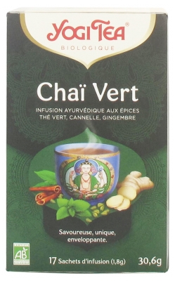 Yogi Tea Organiczna Zielona Herbata 17 Saszetek
