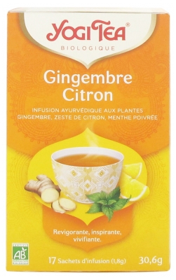Yogi Tea Ginger Lemon Organic 17 Sachets