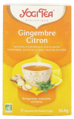 Yogi Tea Ingveru Citrons Bio 17 Maisiņi