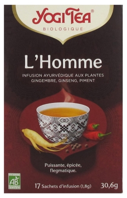 Yogi Tea Moški Bio 17 vrečkic