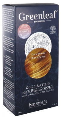Greenleaf Coloration 100% Biologique 100 g - Coloration : Dark Blonde