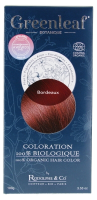 Greenleaf Coloration 100% Biologique 100 g - Coloration : Bordeaux