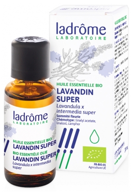 Ladrôme Eterično olje super lavandina (Lavandula x intermedia super) Bio 30 ml