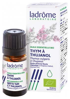 Ladrôme Organic Essential Oil Thyme Thujanol (Thymus vulgaris CT thujanol) 5ml