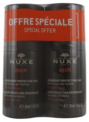 Nuxe Men Déodorant Protection 24H Lot de 2 x 50 ml