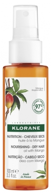 Klorane Nutrition - Cheveux Secs Huile à la Mangue 100 ml