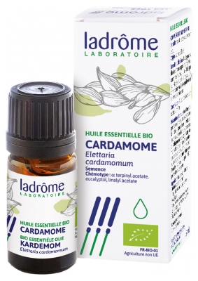 Ladrôme Olejek Eteryczny Kardamonowy (Elettaria Cardomum) Organiczny 5 ml