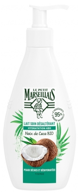 Le Petit Marseillais Lait Soin Désaltérant Hydratation 48H Noix de Coco Bio 250 ml