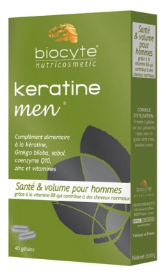 Biocyte Keratine Men Anti-Chute Homme 40 Gélules
