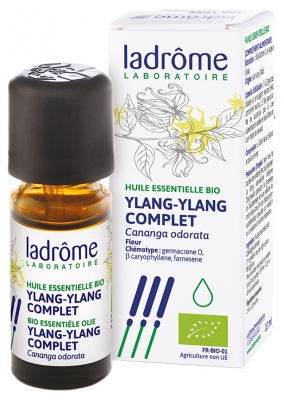 Ladrôme Huile Essentielle Ylang Ylang Complet (Cananga odorata) Bio 10 ml